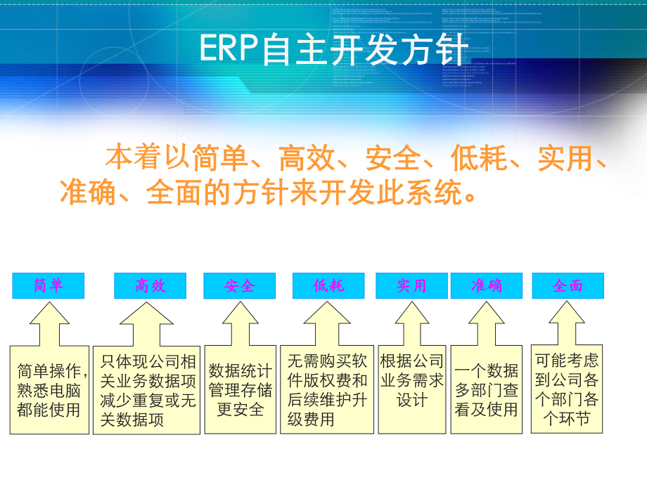 ERP系统自主开发方案